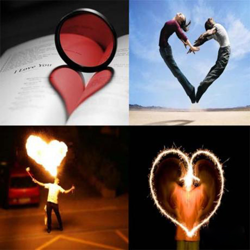 LOVE Everywhere pictures of hearts